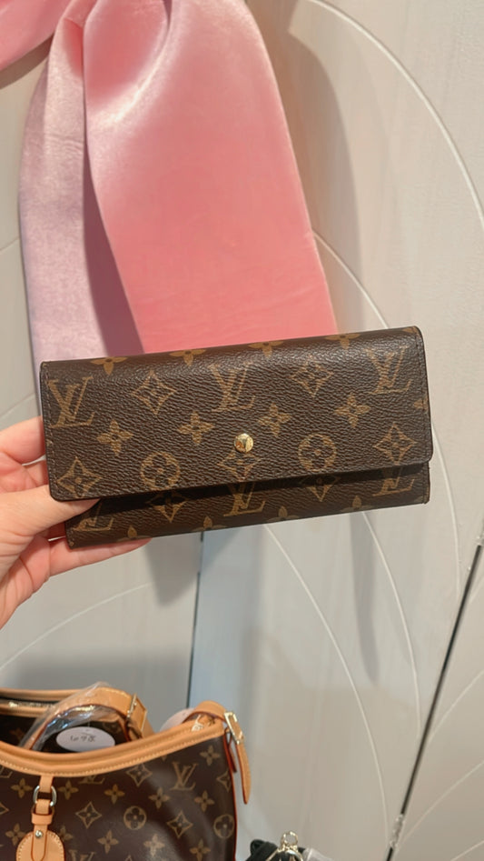 Large brown wallet