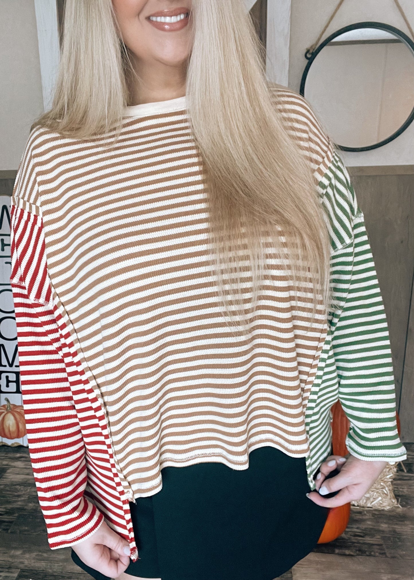 Give thanks long sleeve top
