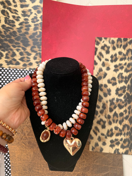 Fall vibes chunky necklaces