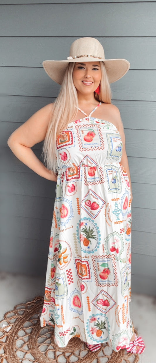 Garden party maxi dress