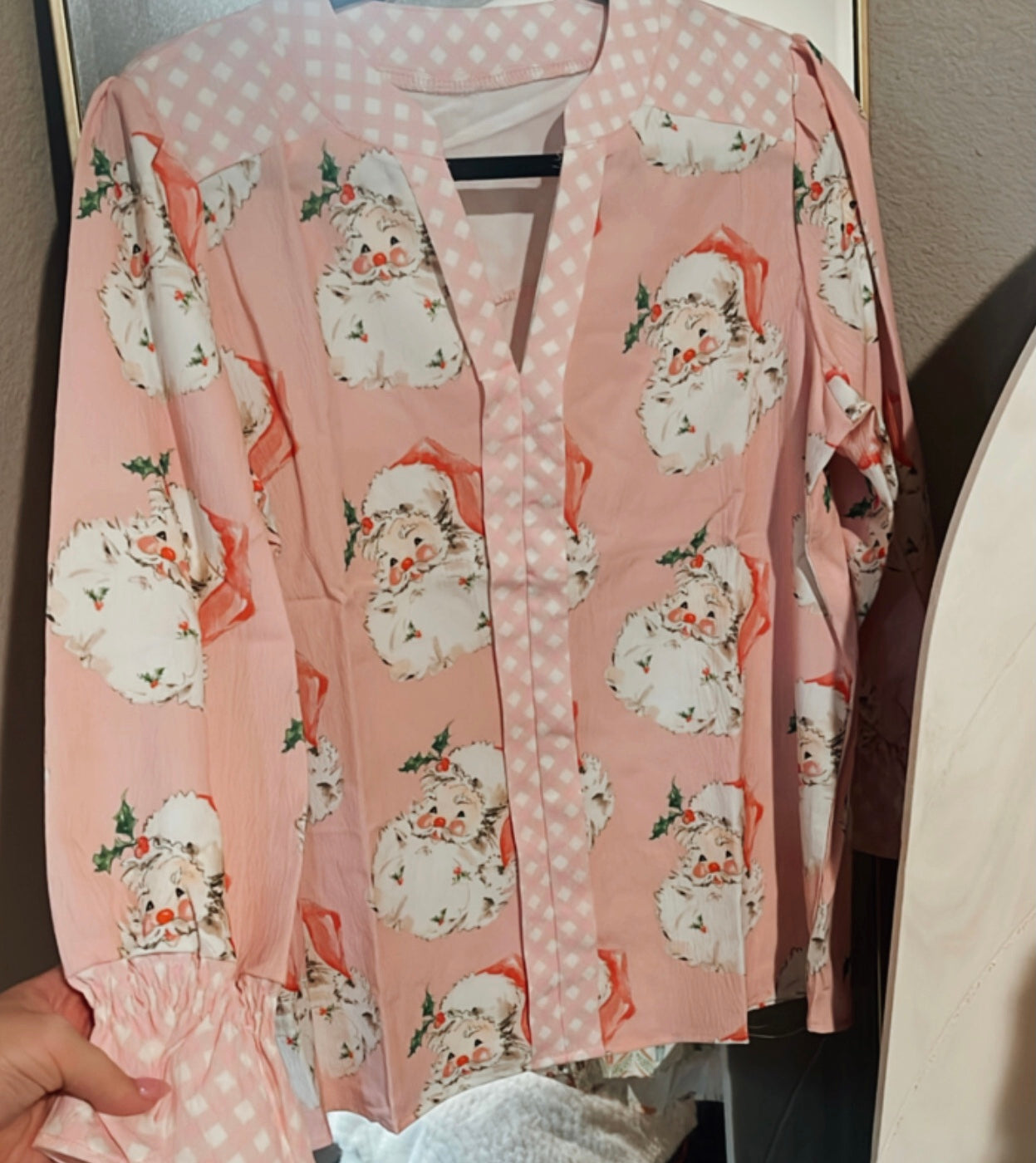 Santa blouse