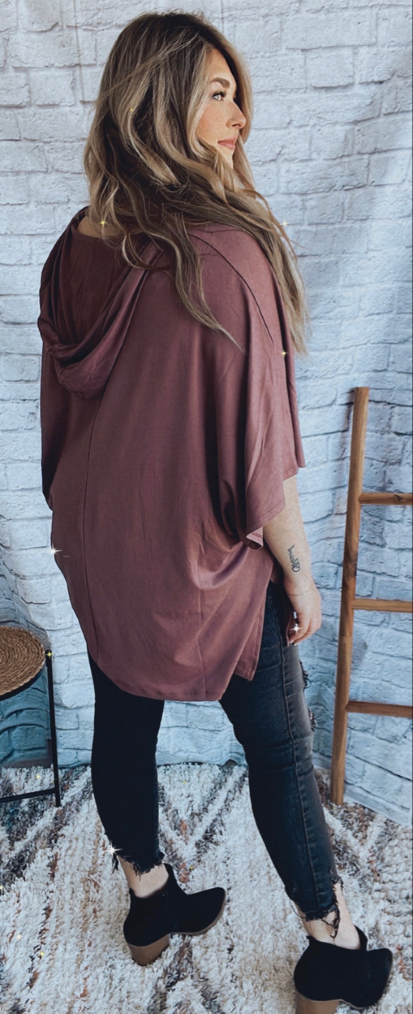 FEELING LIKE FALL top in red bean