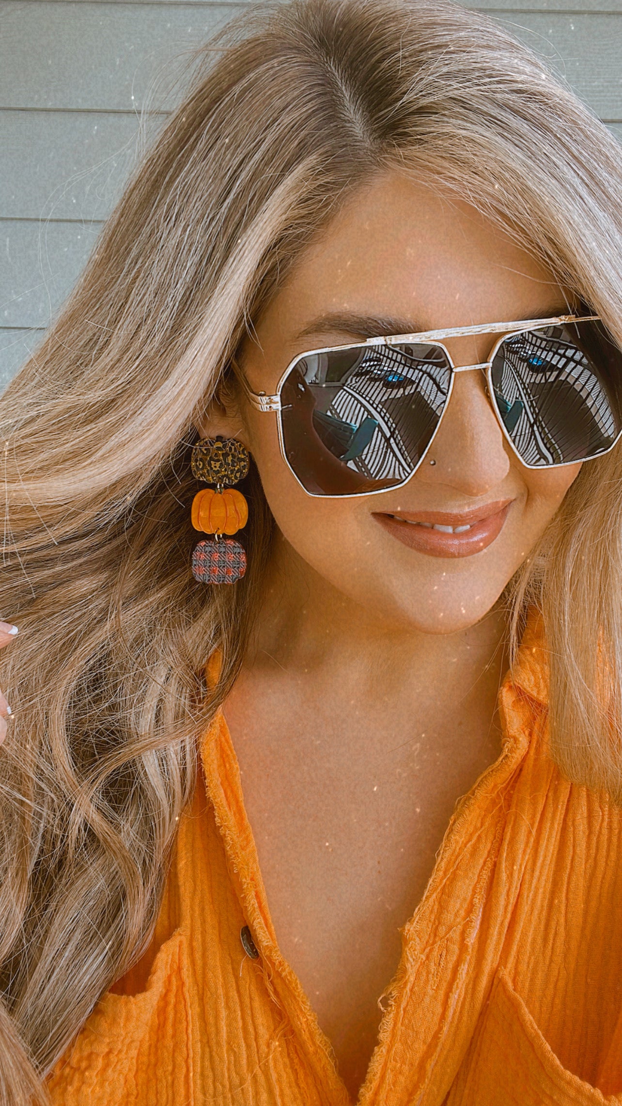 Fall trio earrings