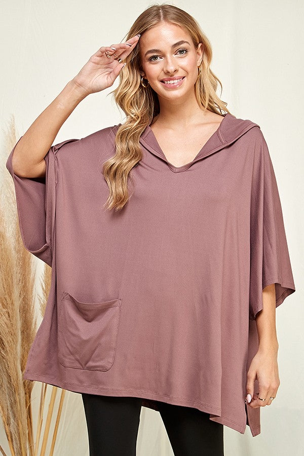 FEELING LIKE FALL top in red bean