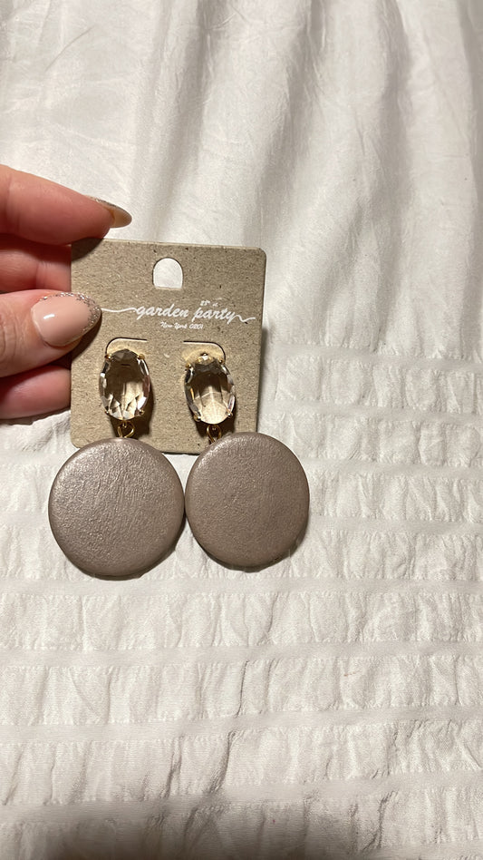 Gemstone earrings